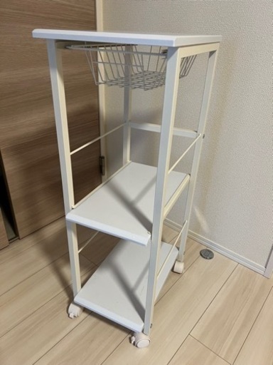 【行き先決定】キッチンワゴン　隙間収納