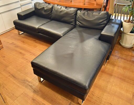 ●2023年購入(^_-)-☆●LOWYA　カウチソファ　中古品●相模原　横浜　神奈川●リビングソファ　3人掛け●寝れる(^^♪●
