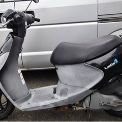 SUZUKI レッツ4 黒色　メットインスクーター　バイク　50...