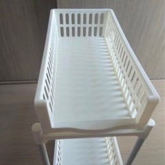 ニトリ　シンク下　洗面下　スライド　２段ラック収納② の画像