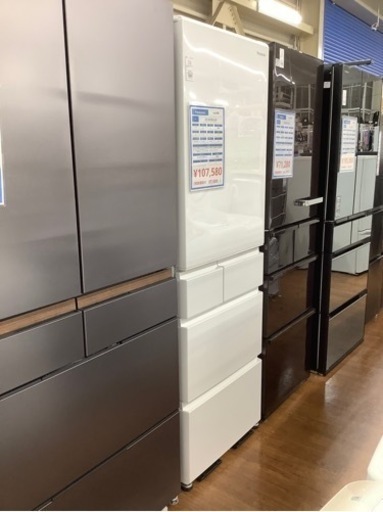 Panasonic 5ドア冷蔵庫　NAーE418EXーW 2022年製　406L クリーニング済