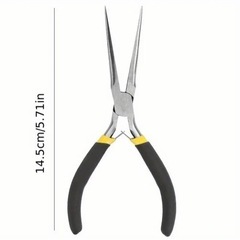 (新品)8pcs Mini Jewelry Pliers, Round Curved Needle Nose Pliers, DIY Craft Tools Kitの画像