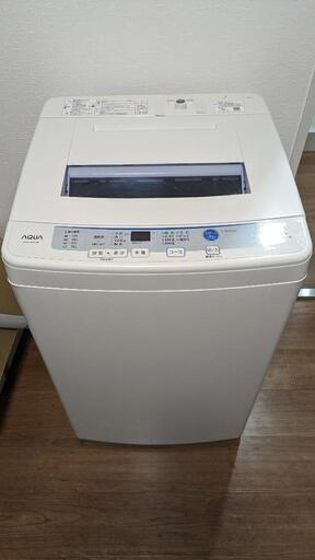 全自動洗濯機 6.0kg AQUA AQW-S60E