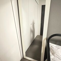 北欧スタイル白の全身鏡 スタンドミラー
