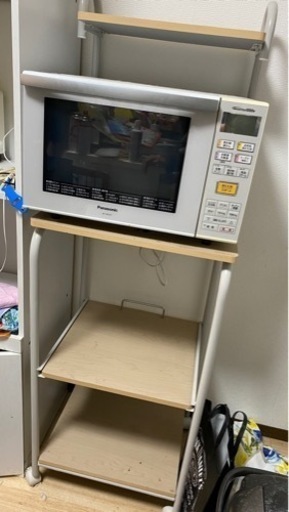 レンジラック　コンセント付き