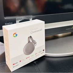 テレビ + chromecast の画像