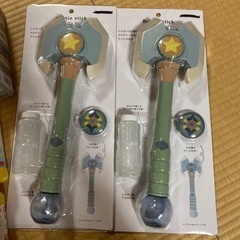 新品　スリーコインズ　シャボンガン　ガトリング電動バブルガン　シャボン液　８点の画像