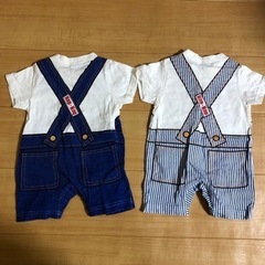 最終お値下げ😊 子供服★ロンパース70size 2枚セットの画像