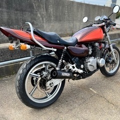 実働 実走行距離6000km!! 美車 ゼファー400 低走行 Z2仕様 火の玉カラー ★カスタム多数！ カワサキ 空冷 4発 ZR400C ZEPHYR400の画像