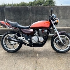 実働 実走行距離6000km!! 美車 ゼファー400 低走行 Z2仕様 火の玉カラー ★カスタム多数！ カワサキ 空冷 4発 ZR400C ZEPHYR400の画像