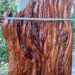 木の置物　インテリア　彫り物の画像