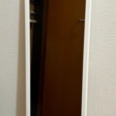 【決まりました】美品 ニトリ 壁掛け鏡 ミラー ホワイト