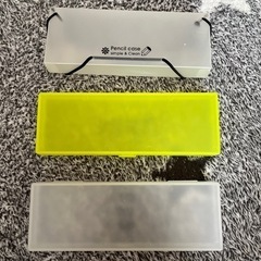 【0円】プラケース　筆箱　3つ