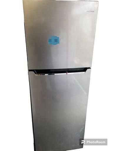 ☆中古￥19,800！Hisense　227㍑2ドア冷蔵庫　家電　HR-B2302型　2020年製　幅55㎝ｘ奥行61㎝ｘ高さ156㎝　【BD053】