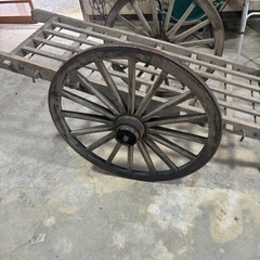 荷車　骨董　実働の画像