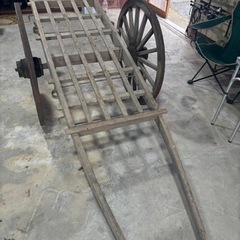荷車　骨董　実働の画像