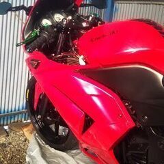 NINJA250R セパハン仕様 シングル化 社外フルエキ 月木レーシングの画像