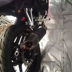 NINJA250R セパハン仕様 シングル化 社外フルエキ 月木レーシングの画像