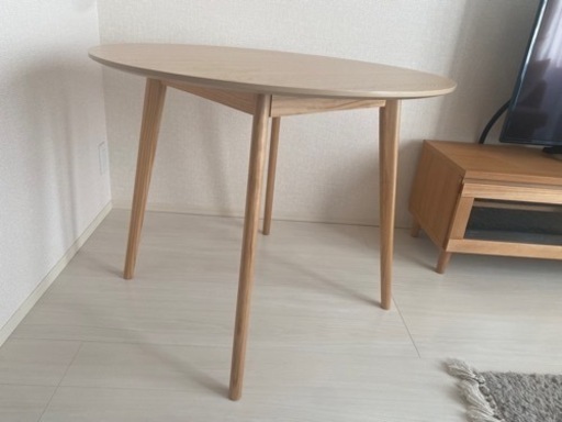 ダイニングテーブル90cm＋ダイニングチェア2脚