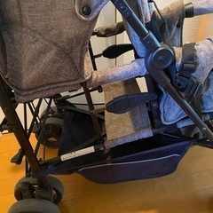 【お取引中】2人乗りベビーカーの画像