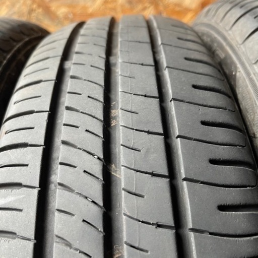 バリ山　DUNLOP ダンロップ　EC204 165/65R14 夏タイヤ　2020年製　14インチ