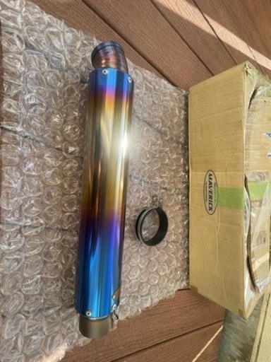 チタンサイレンサー　マーベリックmv83チタンサイレンサー　バイクマフラー