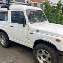 ja11 パノラミックルーフ　ジムニー　タイヤバリ山　clリンクウインチの画像