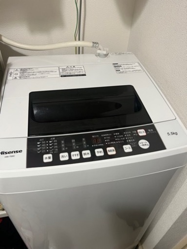 美品　交渉可　全自動洗濯機　 Hisense   5.5kg