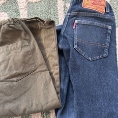 ズボン　パンツ　2枚　110 120サイズ　スキニーパンツの画像
