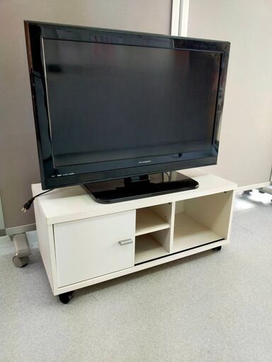 お取引済　テレビ台　白色　キャスター付き