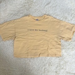 【取引中】GILDAN ギルダン レディーストップス 夏服 半袖 イエロー 黄色 ロゴの画像