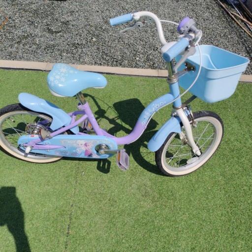 【決まりました】アナ雪　子供用自転車　16インチ