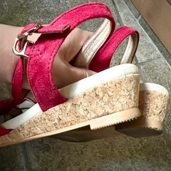 未使用　サンダル　吉祥寺マルイで6,000円で購入　24.5cmの画像