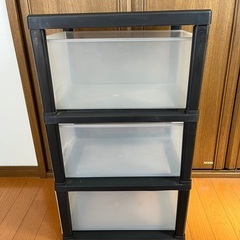 収納ケース　4段　中古の画像