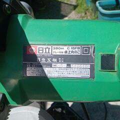 日立製卓上丸ノコですの画像