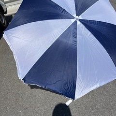 新品 レジャーパラソル180cmの画像