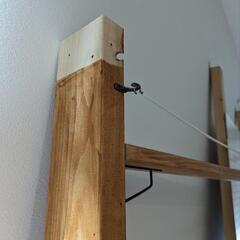 突っ張り棚　テーブル収納の画像