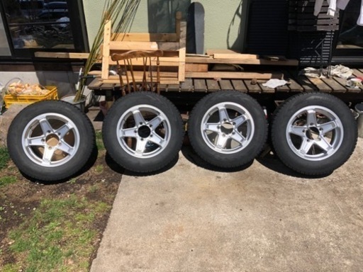 商談中　⭐️値下げしました　美品　現行ジムニーヨコハマスタッドレス、KEELERアルミホイール