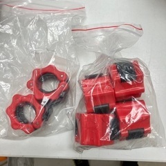 ☆値下げ☆ロ2404-250 ウエイトセット ST-130 2.5kg×4 1.25kg×4 ワンタッチストッパー×6 シャフトはありません 中古の画像