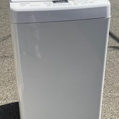 【RKGSE-162】特価！ハイセンス/7kg/全自動洗濯機/HW-G75A/中古品/2018年製/当社より近隣地域無料配達