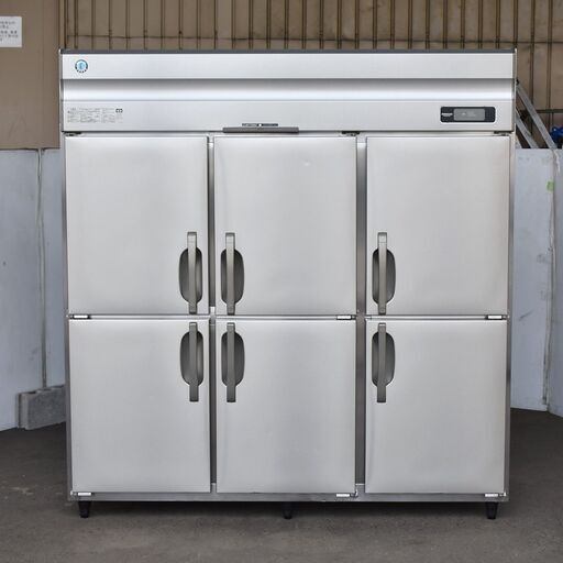 ≪yt1230ジ≫ ホシザキ 業務用 6ドア冷蔵庫 HR-180A 2020年製 幅180cm 奥行80cm AC100V 簡易動作確認済 現状品 60317-07