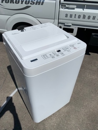 美品 ヤマダセレクト 5.0㎏ 全自動洗濯機 YWM-T50H1 2022年製
