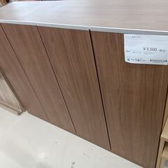 ★ジモティ割あり★  シューズボックス 茶 W120×D55×H...