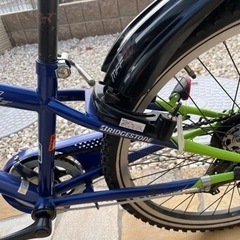 子供用自転車　クロスバイク　24インチ　ブルー　青　マウンテンバイク　　　　の画像