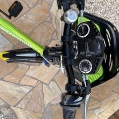 子供用自転車　クロスバイク　24インチ　ブルー　青　マウンテンバイク　　　　の画像