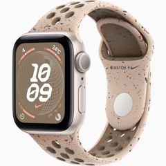 [取引中]AppleWatch SE2 スターライトNIKEスポーツバンド