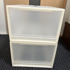 無印良品　収納ケース大　2個セットの画像