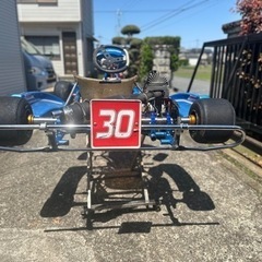 レーシングカート ビレル ウィンフォース　PRD rk100 パワーあります　初心者　エンジンキャリパー動作確認　動画あり　車体の画像