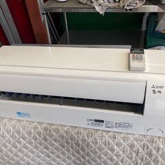 中古 エアコン 2.2kw 工事込 6畳　6畳用　三菱　霧ヶ峰 ...