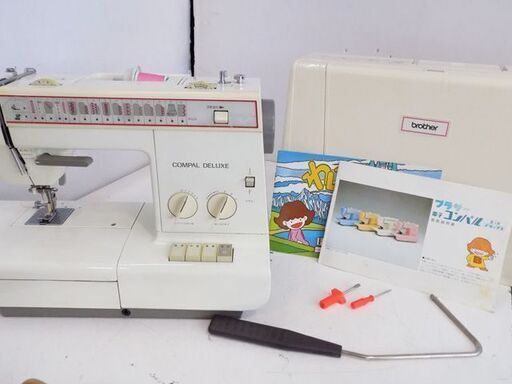 新札幌発 Brother ブラザー COMPAL ACE コンパルエース 電子ミシン ZZ3-B756 裁縫 家庭用 電動ミシン ハンドクラフト 手工芸 No.2464